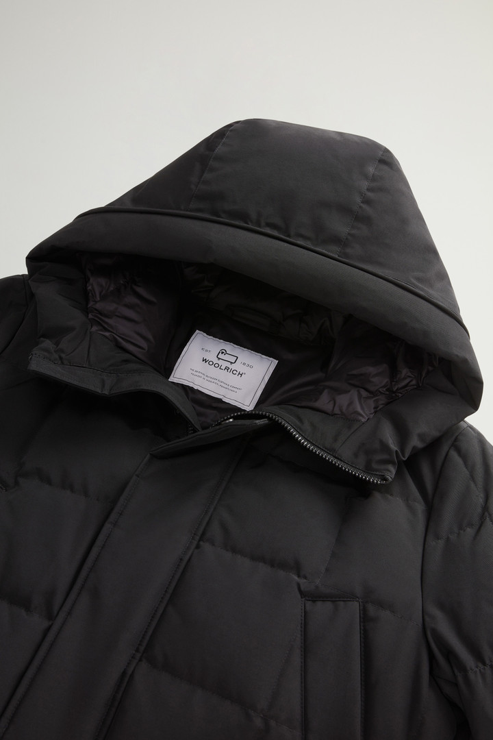 Blizzard Parka in Ramar Cloth with Square Quilting Black photo 6 | Woolrich