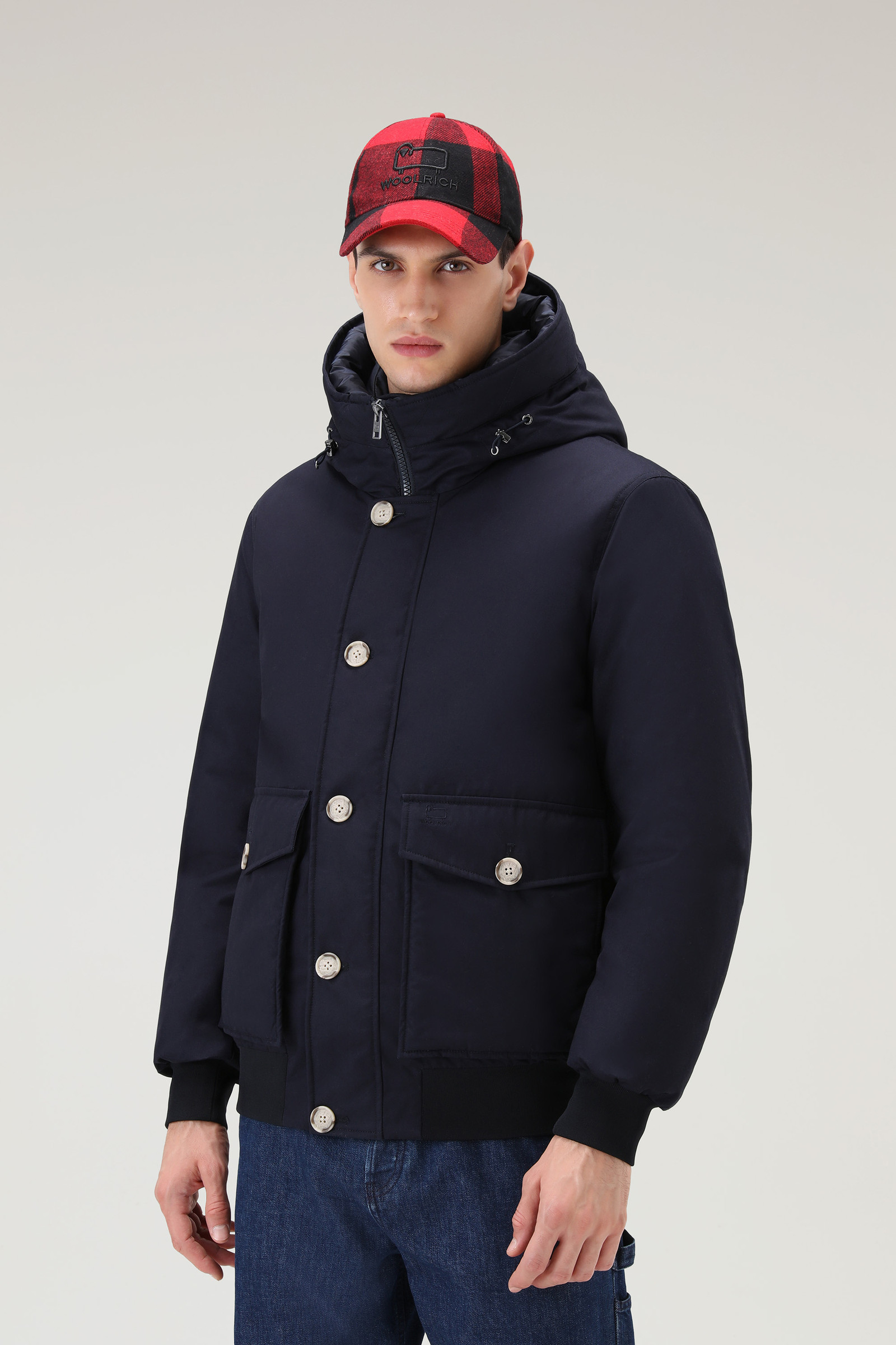 Men's Byrd Down Hooded Blue | Woolrich USA