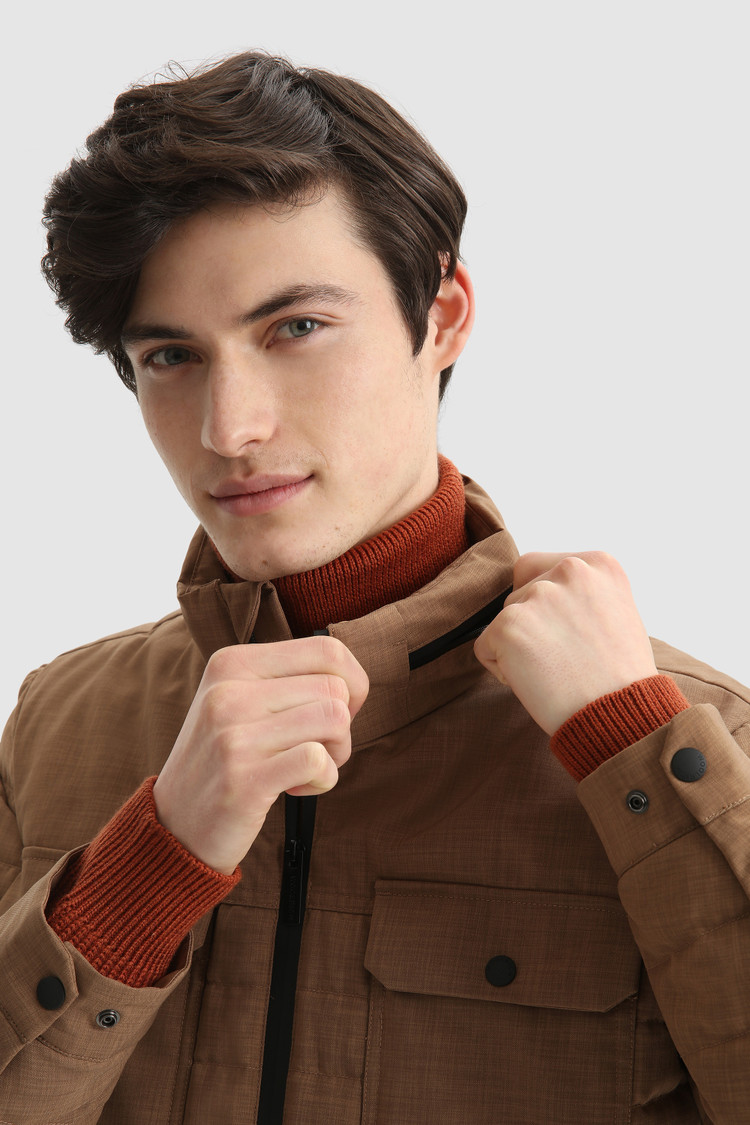 City Field Jacket in wool effect fabric
