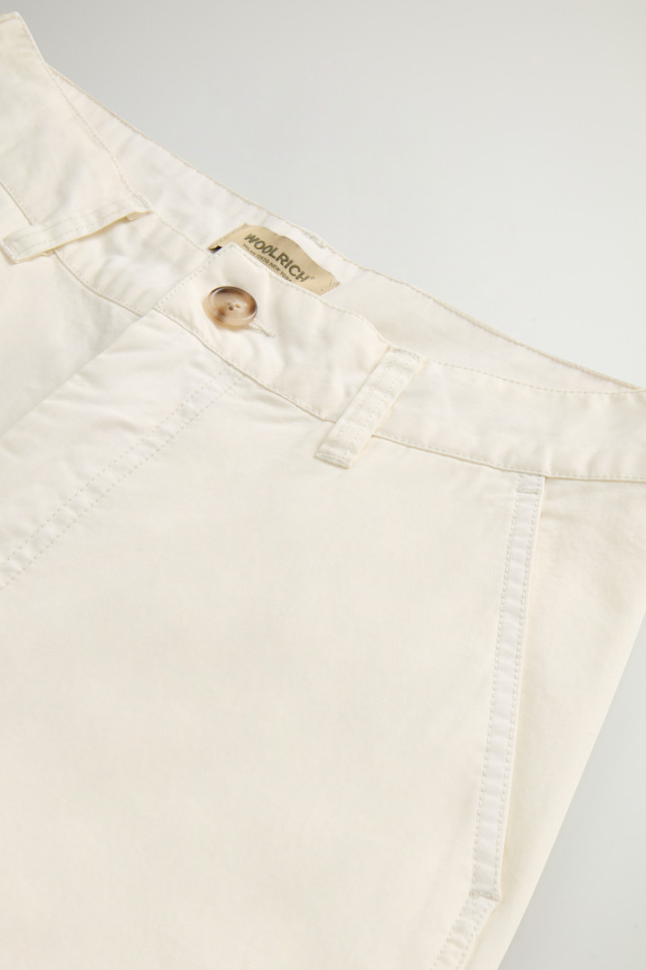 Pantalones chinos de puro algodón teñidos en prenda Blanco photo 3 | Woolrich