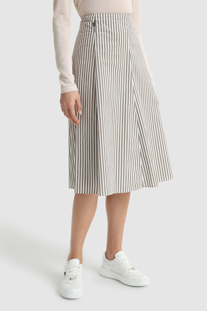 Patterned cotton skirt