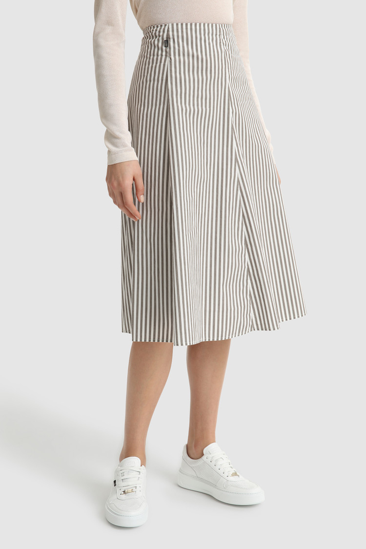 Patterned cotton skirt