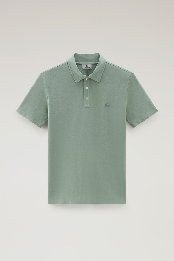 ICE COTTON POLO Groen photo 5 | Woolrich