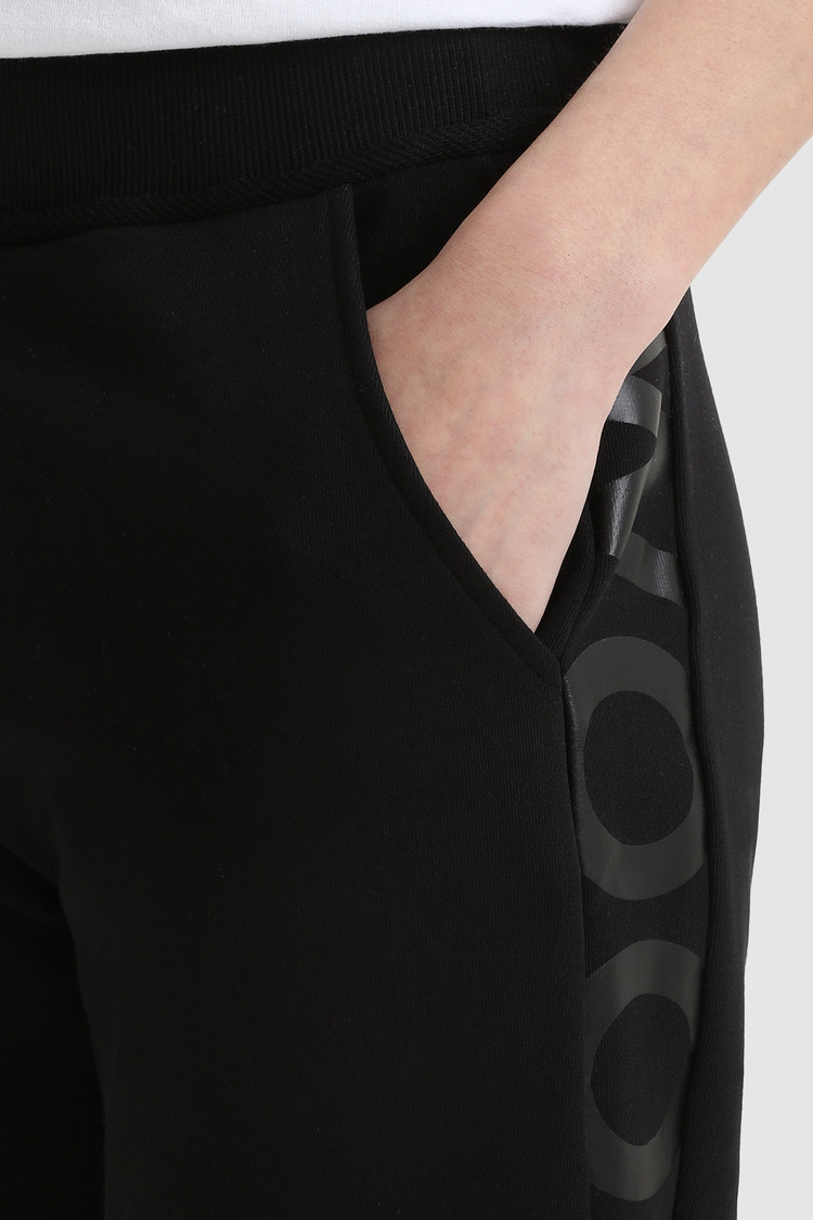 Pantalones de felpa con logotipo estampado