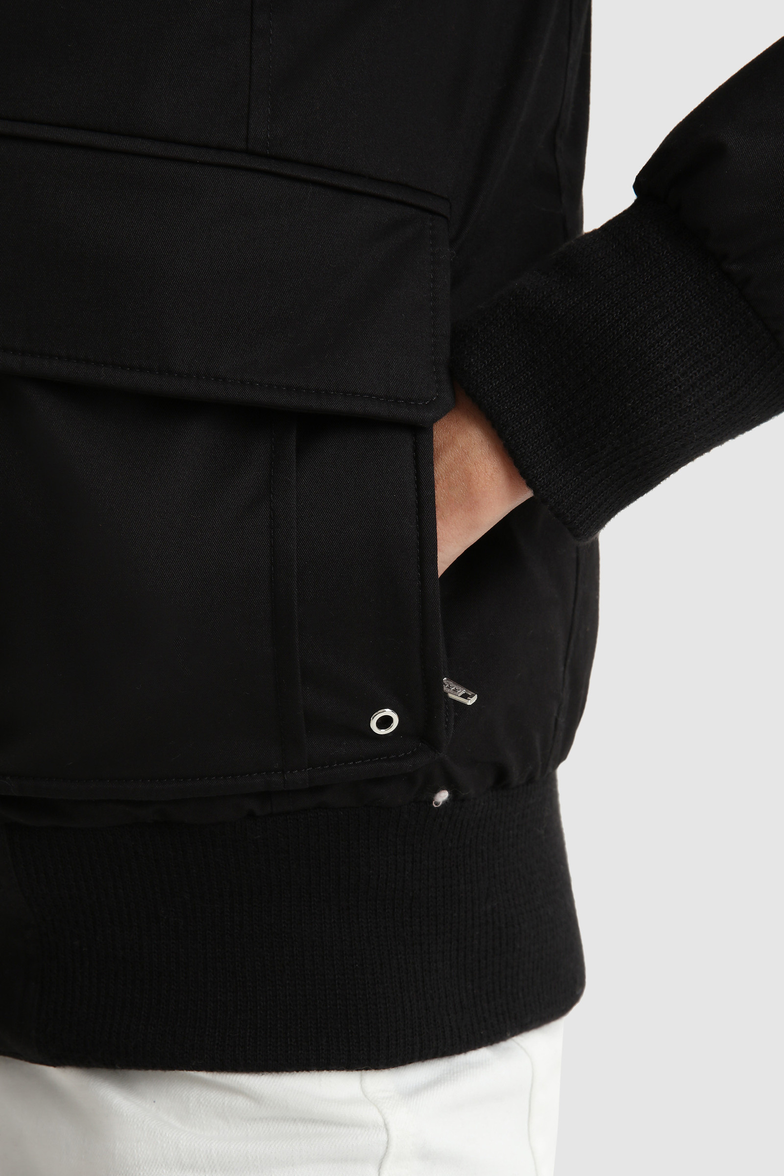 Bomber Yetna con pelliccia removibile nero photo 6 | Woolrich