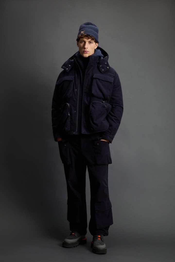 Stretch Cotton Jacket by Todd Snyder Blue photo 2 | Woolrich