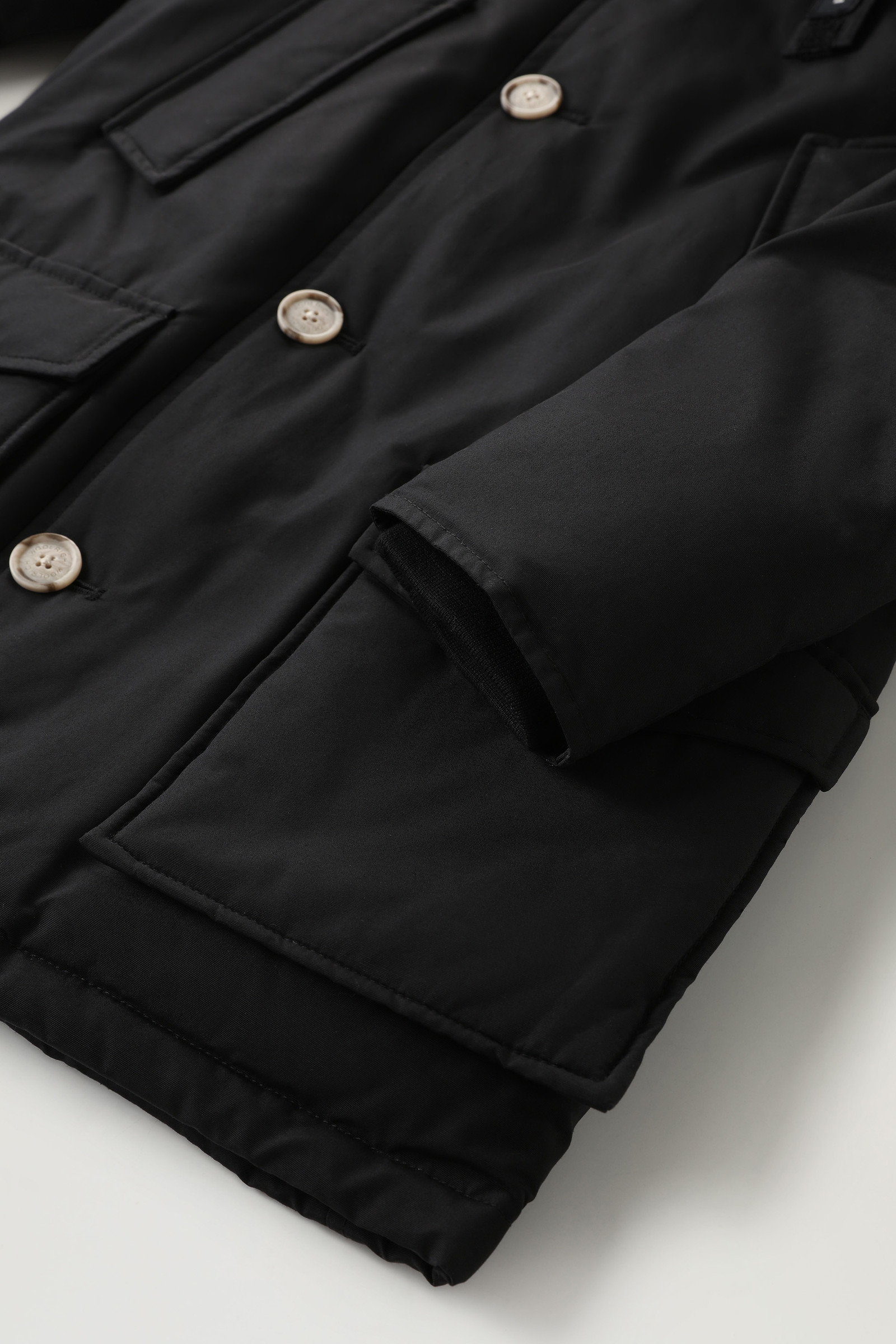 Boys' Arctic Parka in Ramar Cloth Black photo 7 | Woolrich