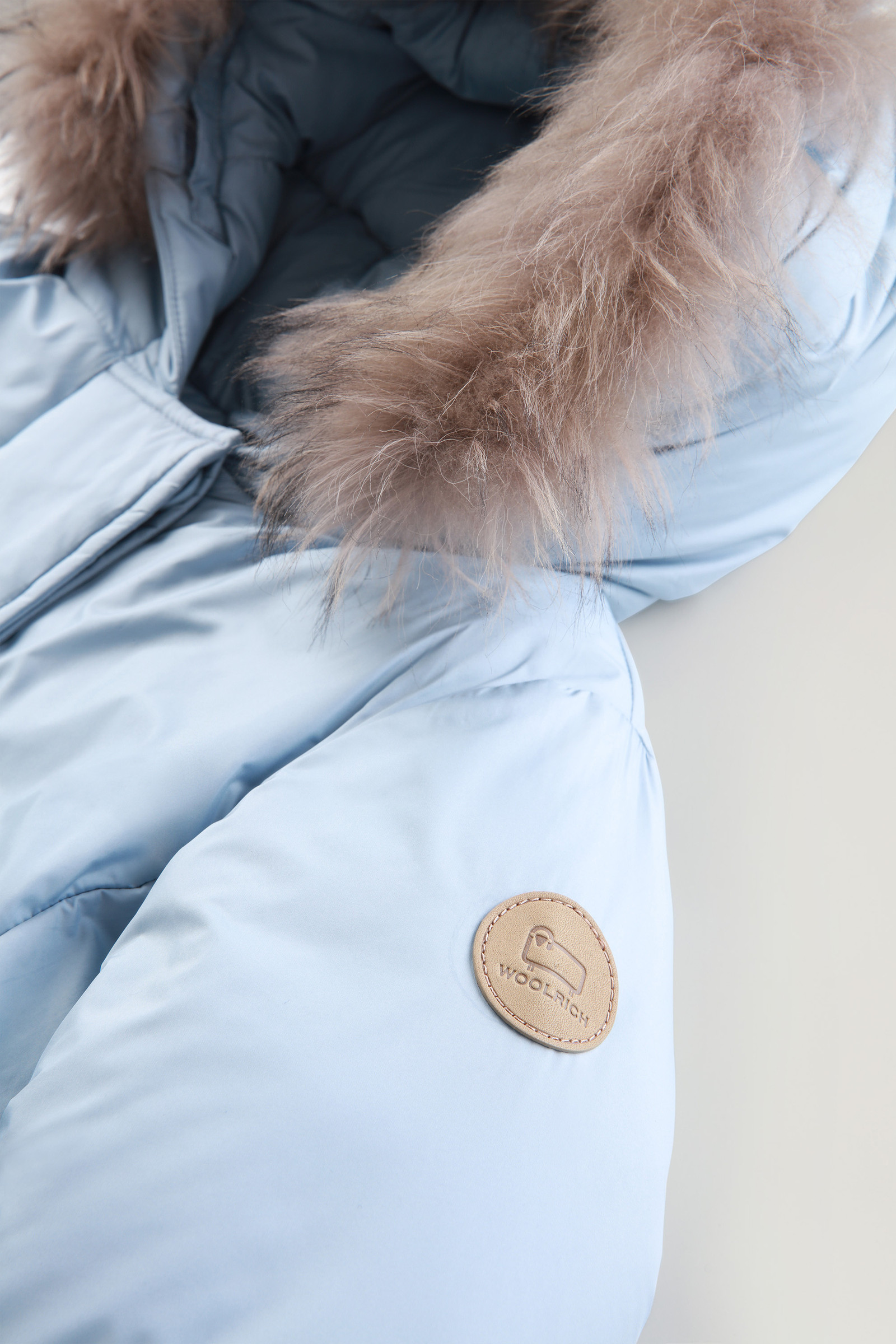 Kurzer Arctic Parka mit Kaschmirpelz für Mädchen Blau photo 5 | Woolrich