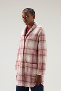 Wool Blend Gentry Check Coat