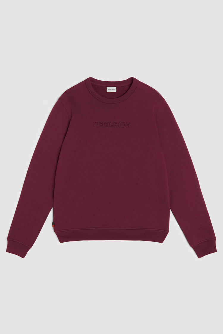 Luxury hoody met ronde hals