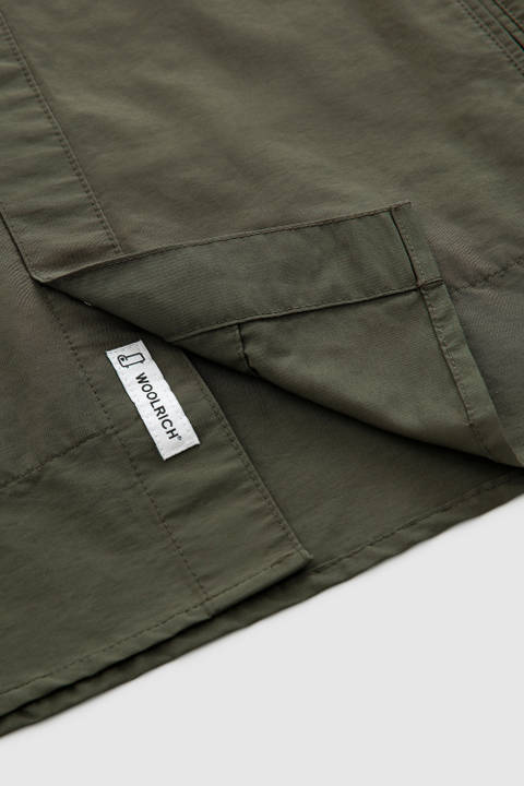 Overshirt Cruiser aus leichtem Eco Ramar Grün photo 2 | Woolrich