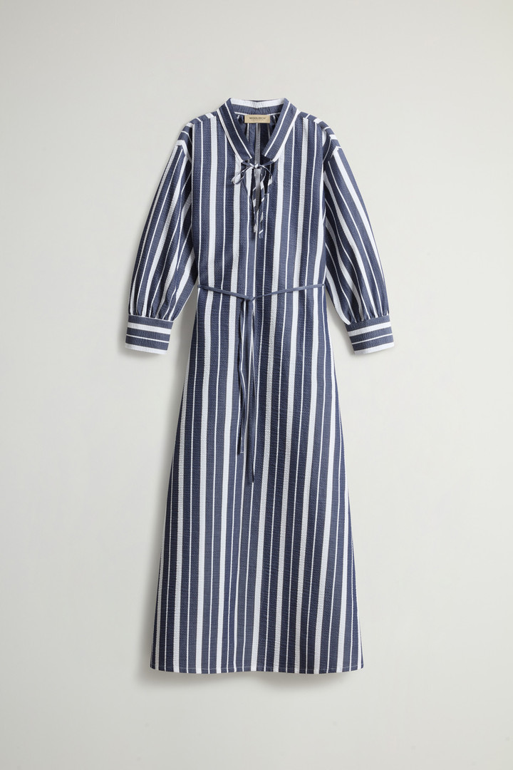 Stretch Cotton Dress Blue photo 5 | Woolrich