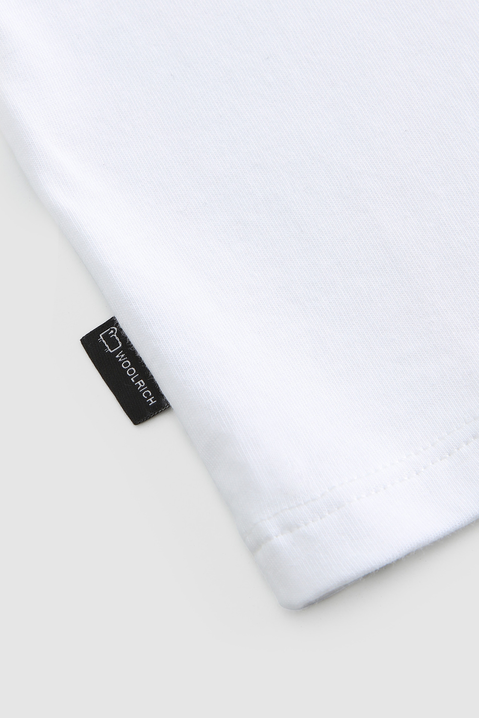 Boy's organic cotton tee with logo White photo 4 | Woolrich