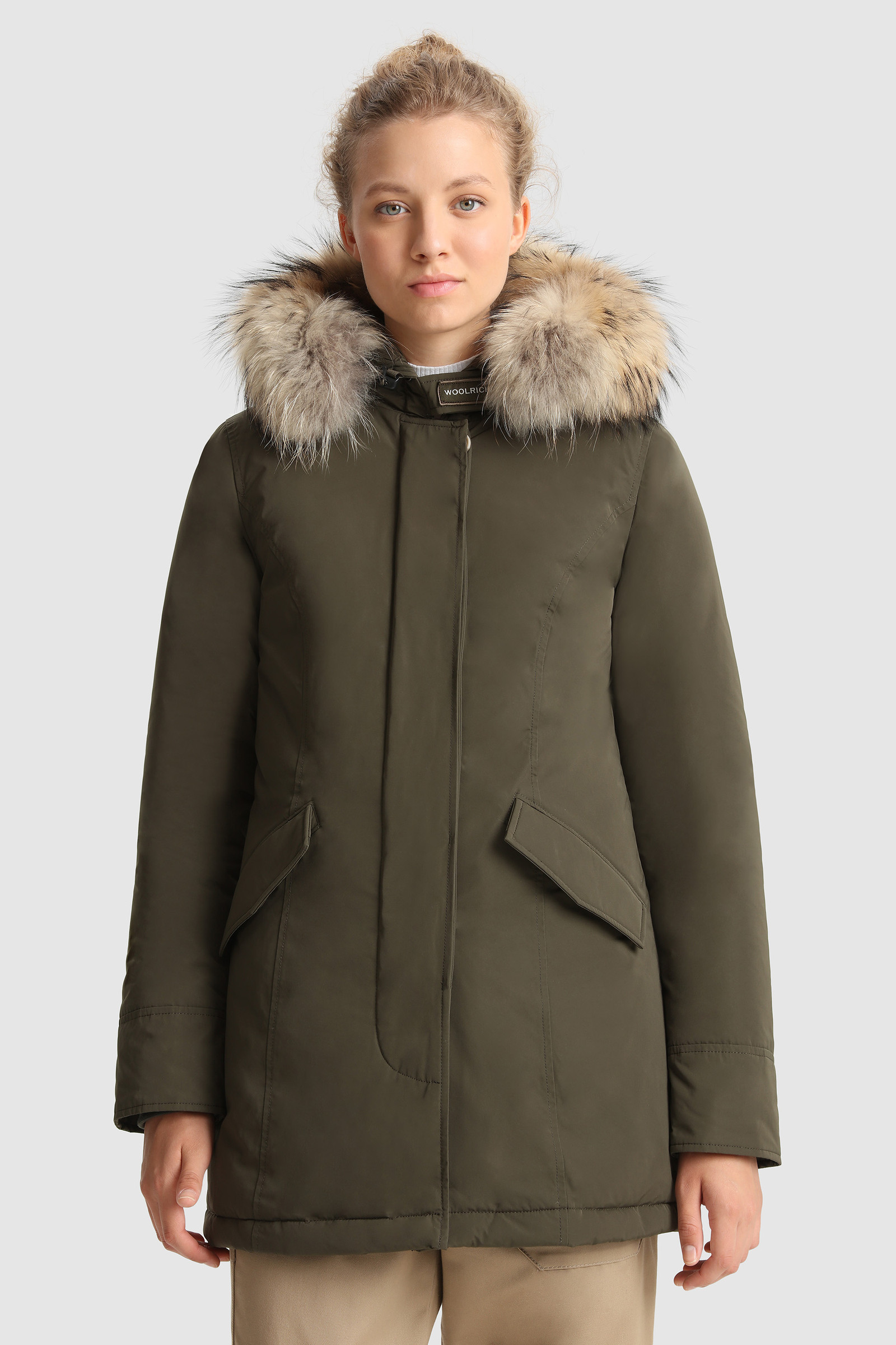 Woolrich Fur artic Racoon Parka in Beige - Save 49% Womens Coats Woolrich Coats Natural 