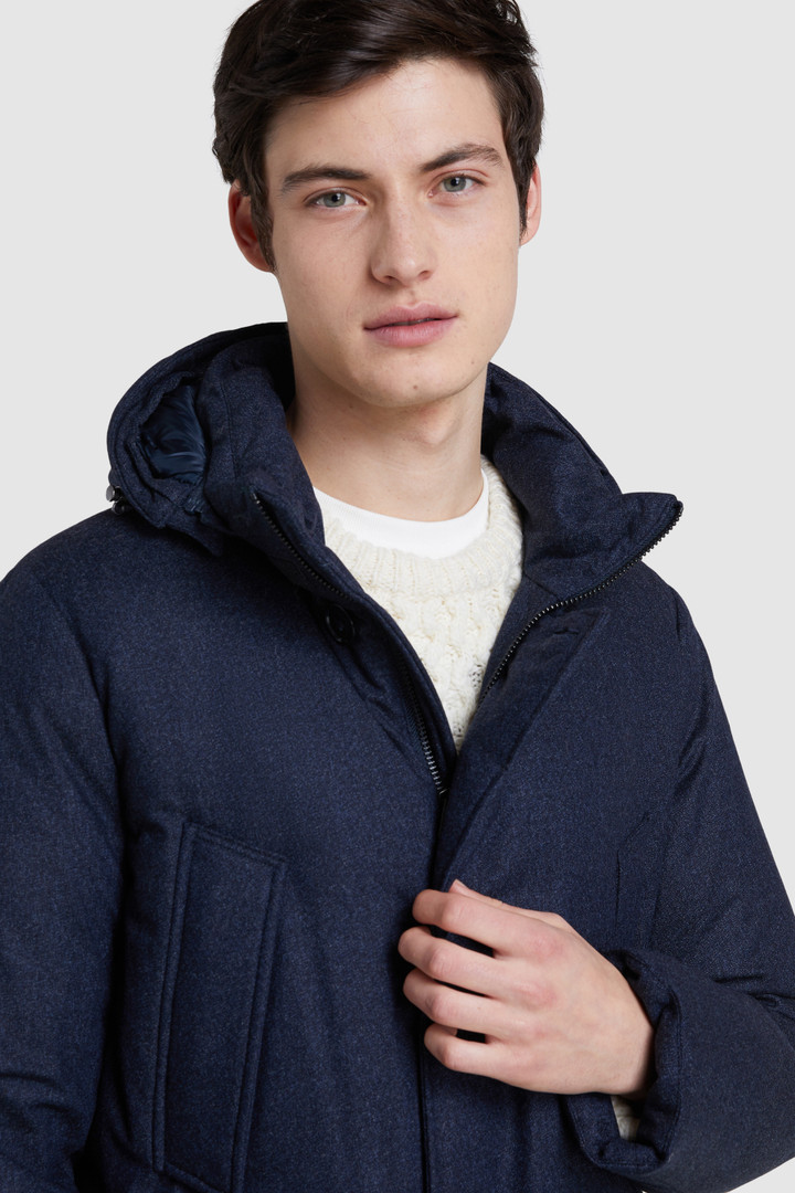 Arctic Parka luxe in lana pregiata