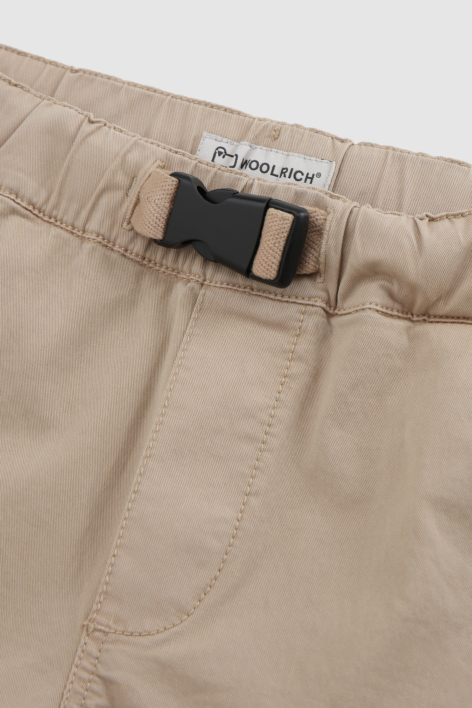 Shorts aus Stretch-Baumwoll-Twill für Jungen Braun photo 3 | Woolrich