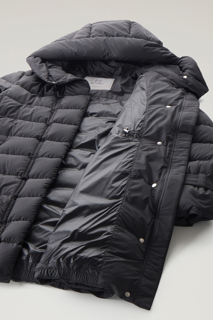 Ellis Long Microfiber Down Jacket Black photo 5 | Woolrich