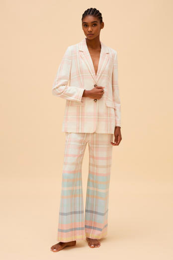 Blazer aus Baumwollmischung Manteco mit Karomuster Multifarben | Woolrich
