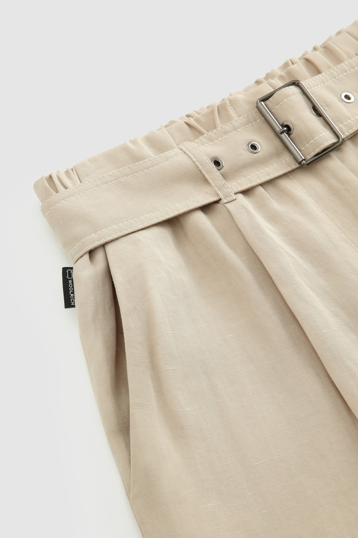 Outdoorshorts van linnenmix Beige photo 6 | Woolrich