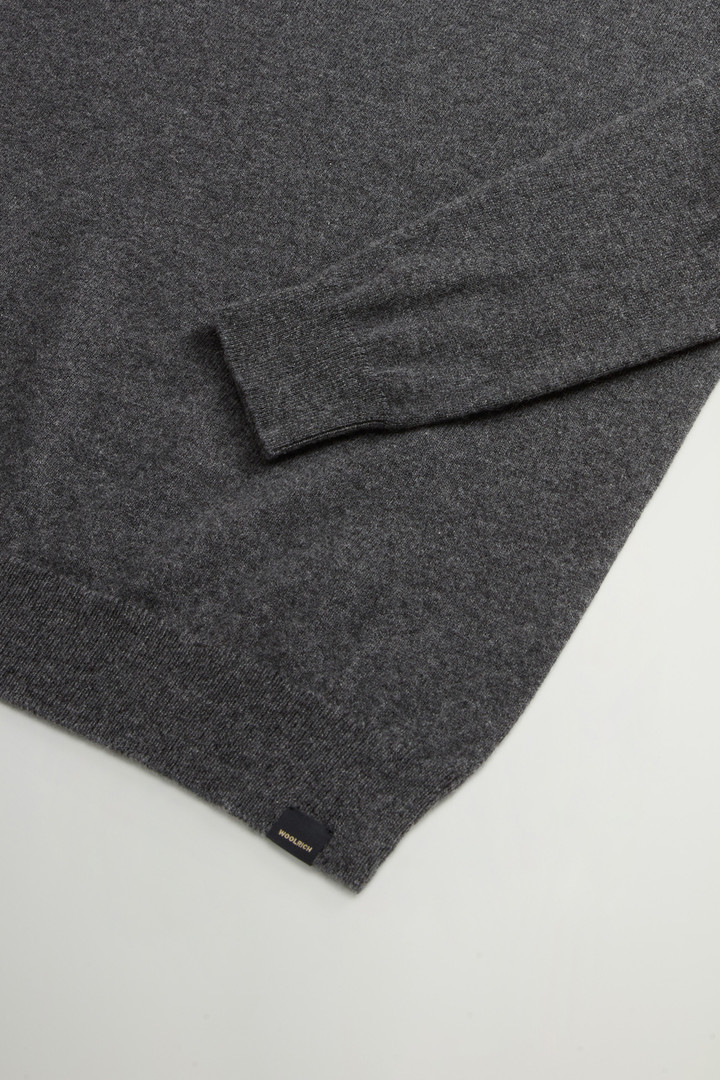 Pure Cashmere Crewneck Sweater Gray photo 7 | Woolrich