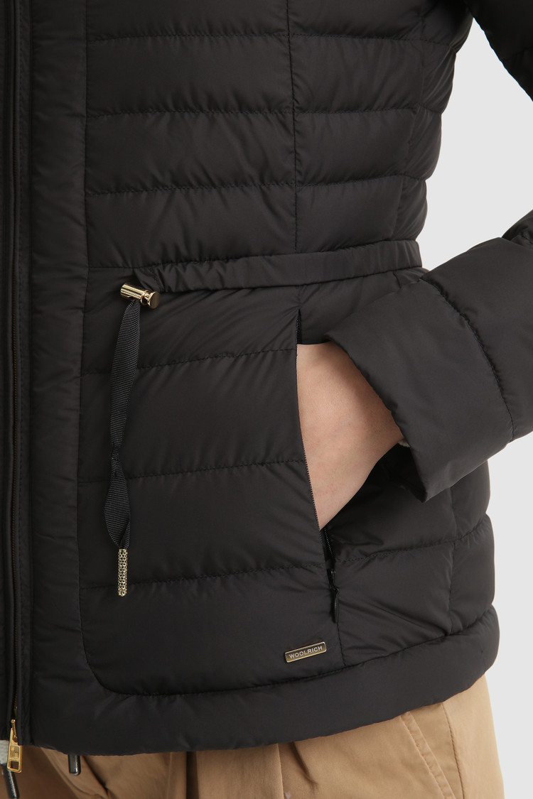 Hibiscus quilted jacket