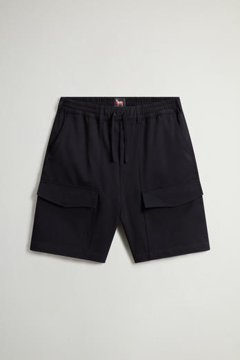 Shorts aus Wollstretch mit Taschen by Todd Snyder Blau photo 1 | Woolrich