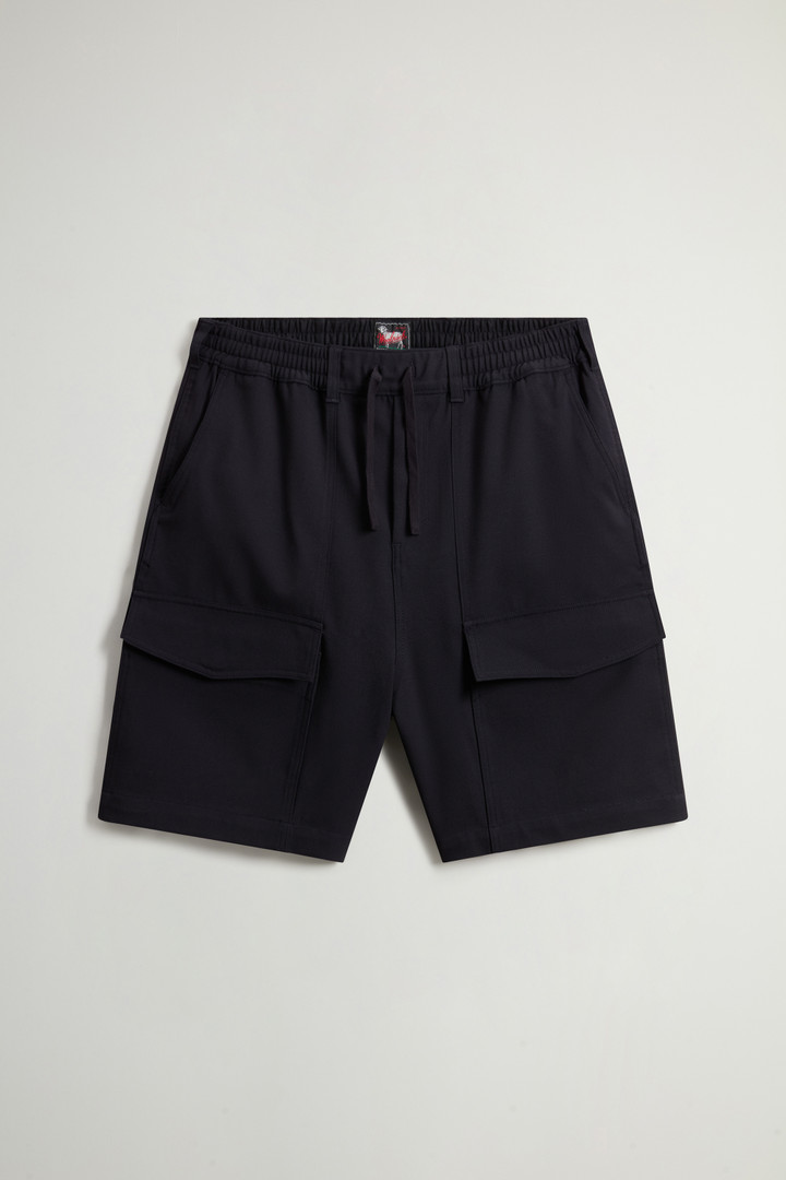 Stretch Wool Shorts with Pockets by Todd Snyder Blue photo 4 | Woolrich