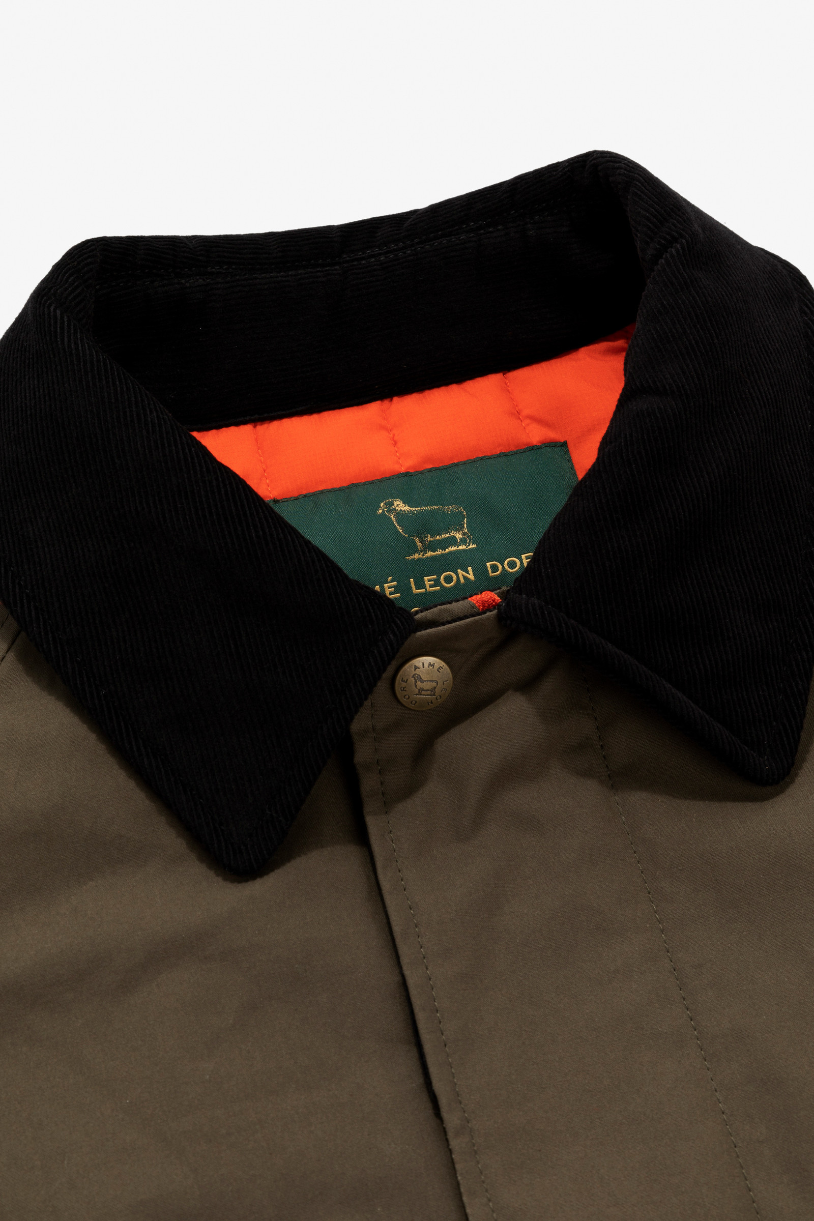 Waxed Duster - Aimé Leon Dore / Woolrich Green photo 2 | Woolrich
