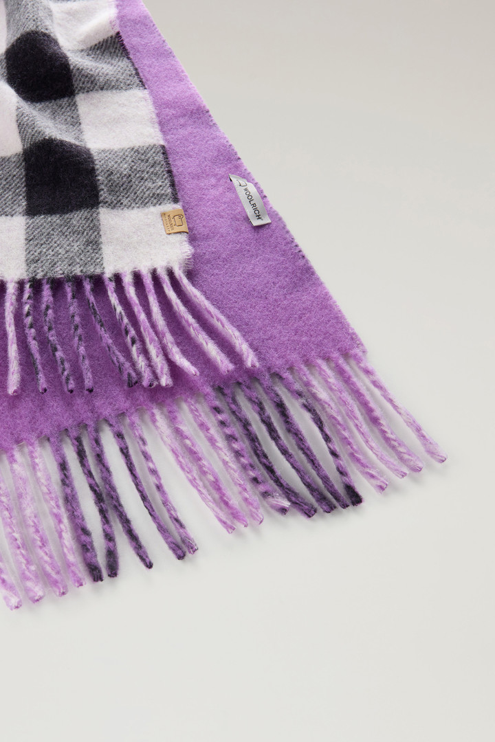 Girls' Double Face Scarf in Pure Virgin Wool Multicolor photo 3 | Woolrich