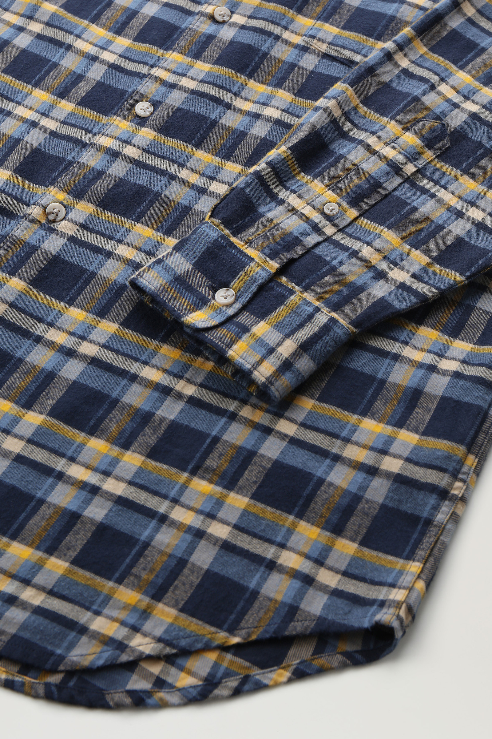 Men's Madras Plaid Shirt in Lightweight Flannel Yellow | Woolrich USA