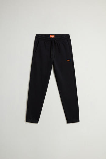 Teen Boys’ Pure Cotton Fleece Sports Pants Black | Woolrich
