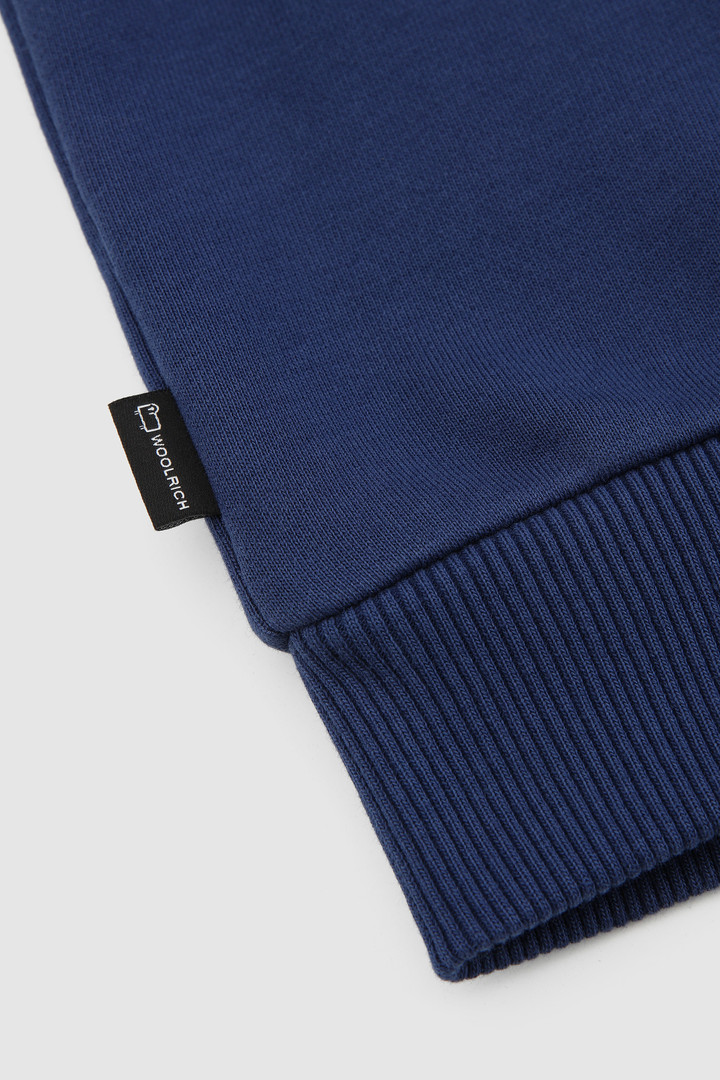 Boy's Ivy Crewneck Sweatshirt Blue photo 4 | Woolrich