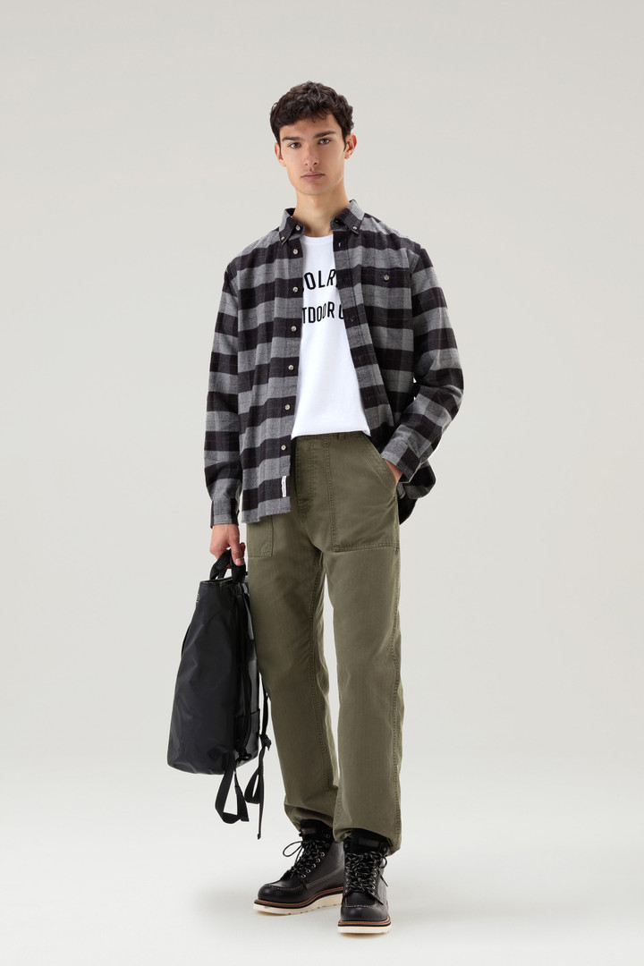 T-Shirt in Pure Cotton with Text White photo 2 | Woolrich