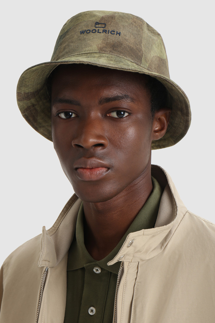 Cappello da pescatore con stampa camouflage verde photo 3 | Woolrich