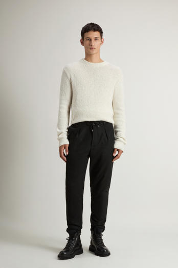 Milton Pants in Wool-Blend Flannel Gray | Woolrich