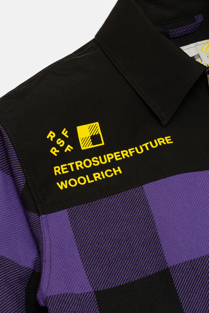 Woolrich x RSF Buffalo Check overshirt - Unisex - Black