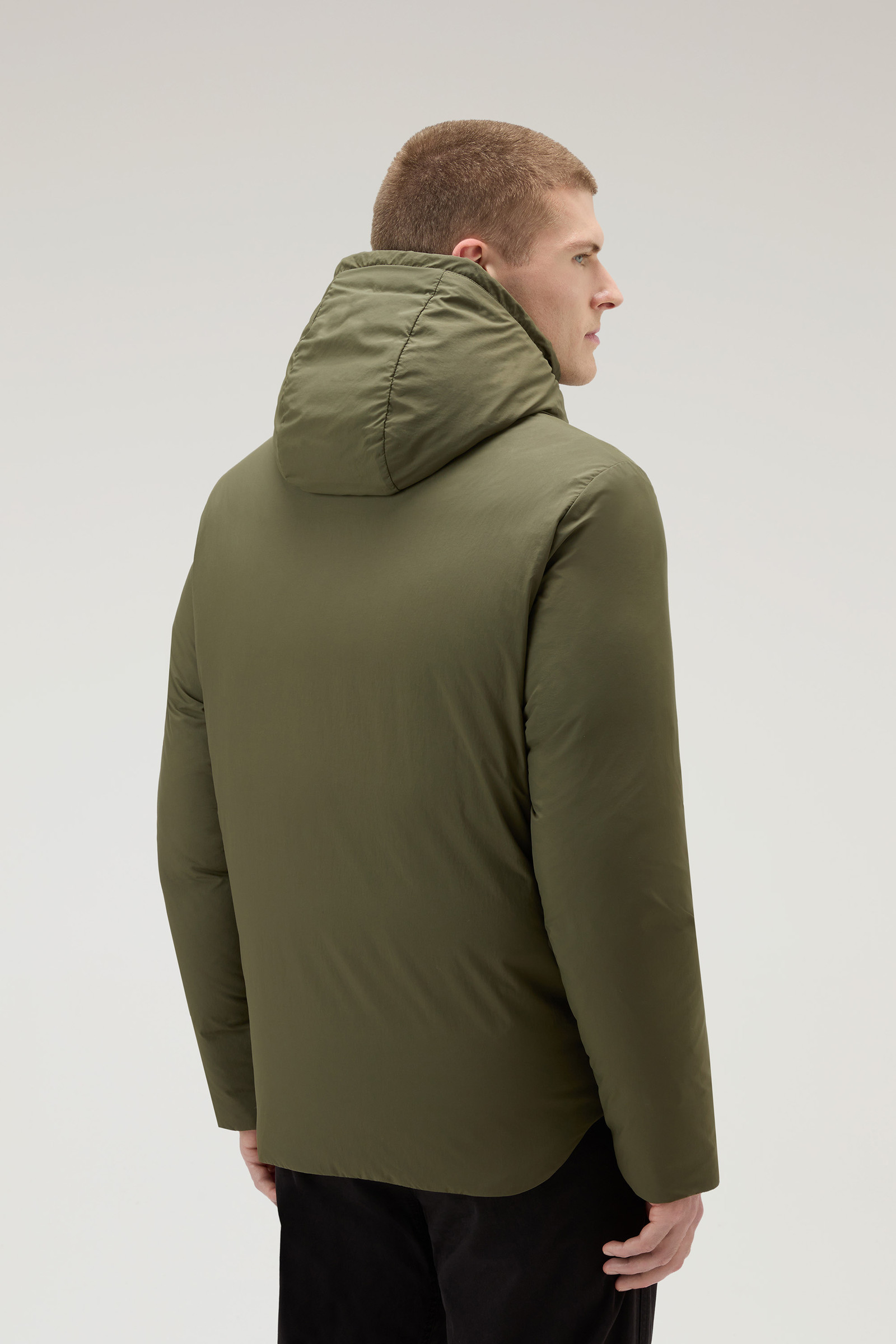 Men's Aleutian Jacket in Taslan Nylon Green | Woolrich USA