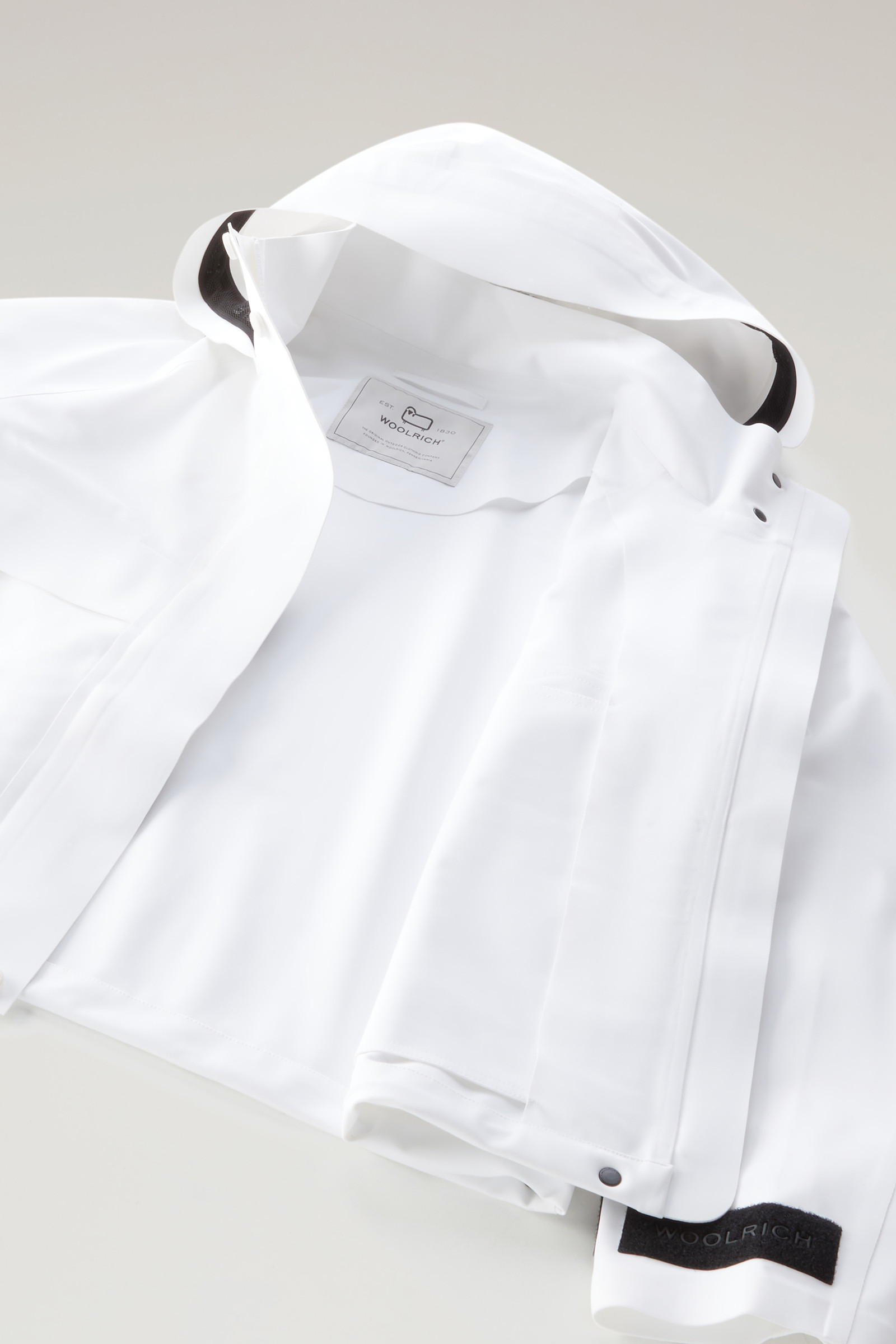 Veste courte Tech Commuting en nylon élastique blanc photo 11 | Woolrich
