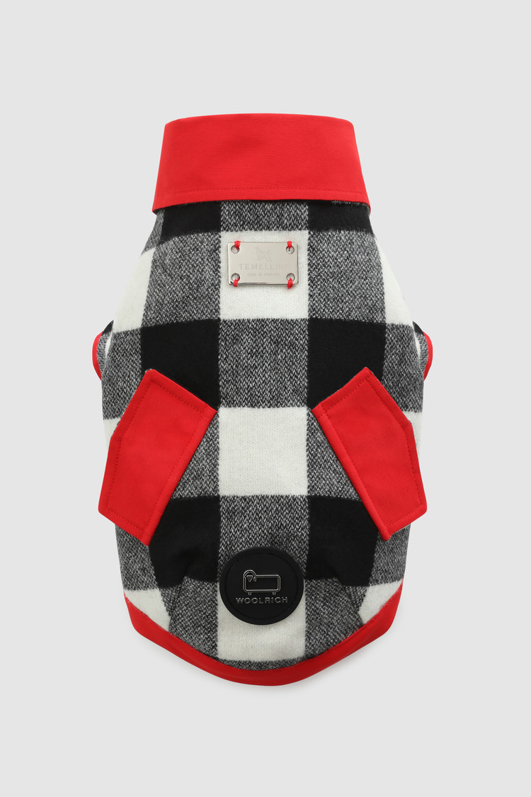 Maxi-camicia Buffalo Check per cani di piccola taglia Temellini/Woolrich