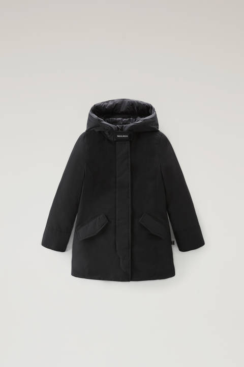 Arctic Parka für Mädchen aus Ramar Cloth Schwarz | Woolrich