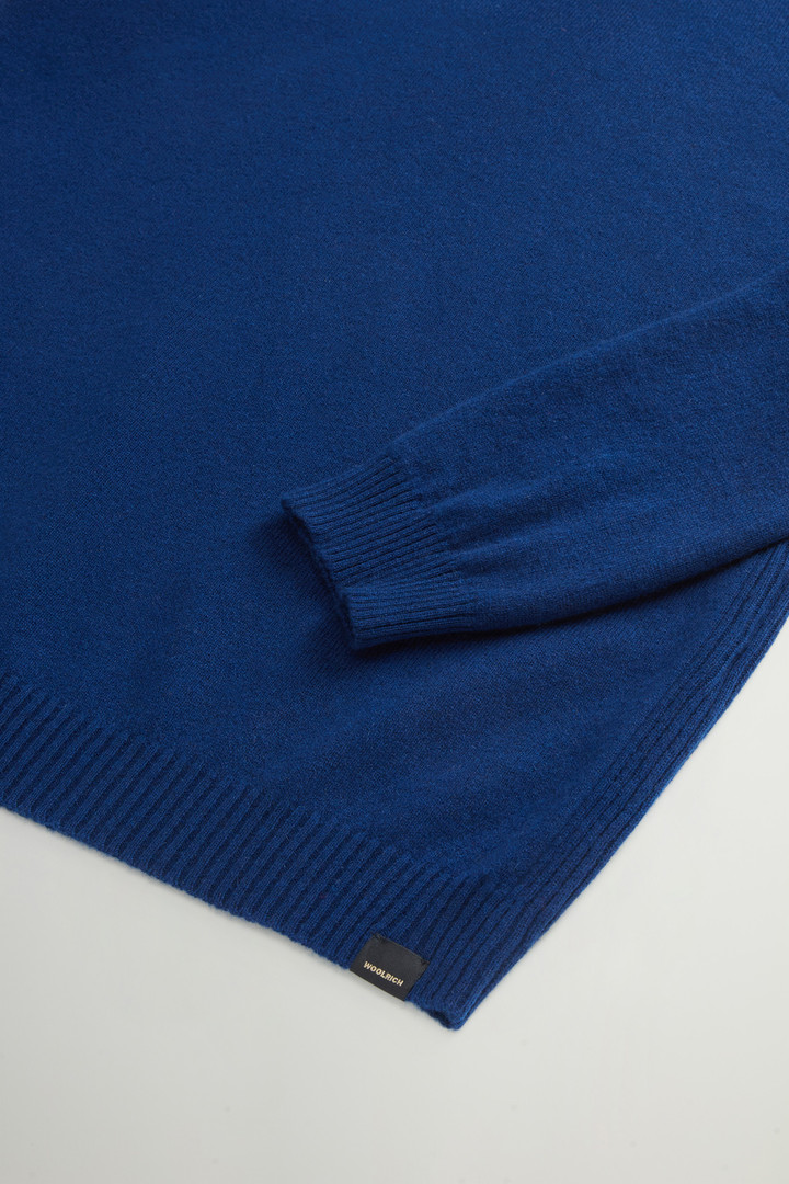 Pure Cashmere Sweater with Boat Neck Blue photo 7 | Woolrich