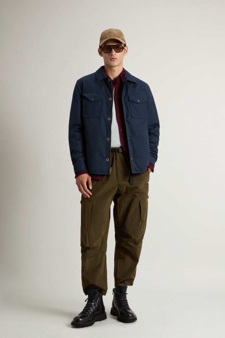 Mountain Cloth Overshirt Blue photo 2 | Woolrich