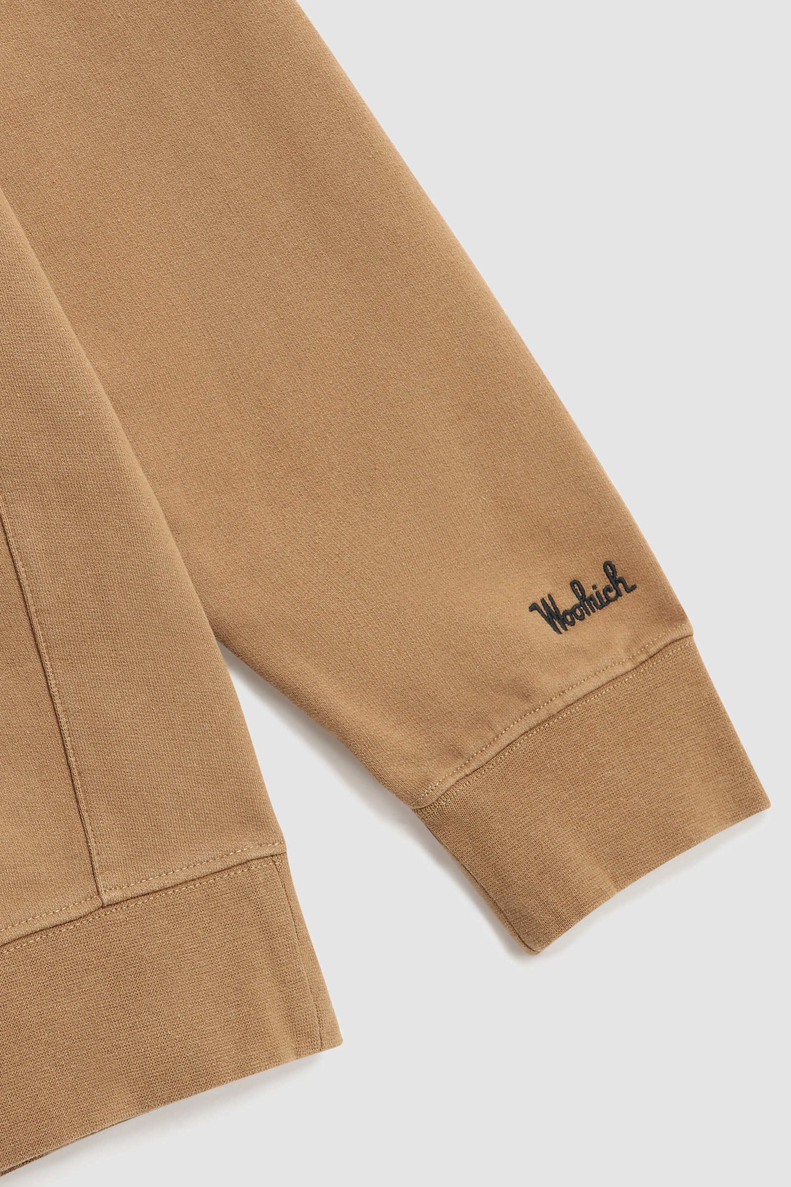 American Brushed Cotton Crewneck Sweatshirt Brown photo 8 | Woolrich