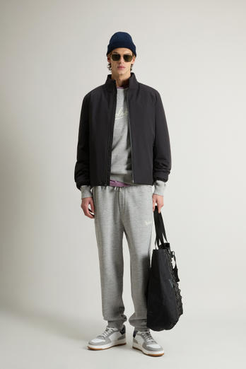 Sailing Bomber Jacket in Two-layered Fabric Black | Woolrich