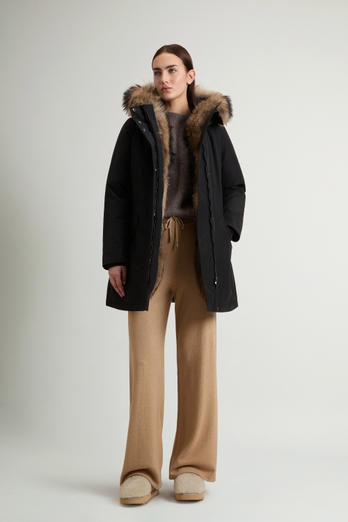 Military Jacket in Ramar Cloth Black photo 1 | Woolrich