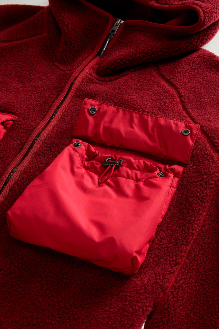 Hybrid Full-Zipper Hoodie Red photo 8 | Woolrich