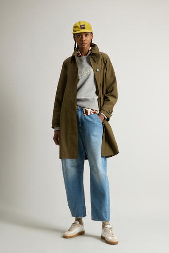 Trenchcoat aus Urban Touch Grün | Woolrich