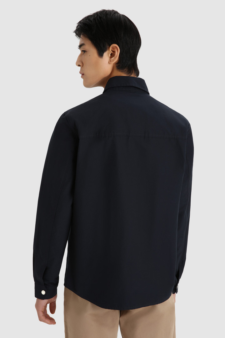 Sobrecamisa Cruiser en tejido Ramar ecológico azul photo 3 | Woolrich