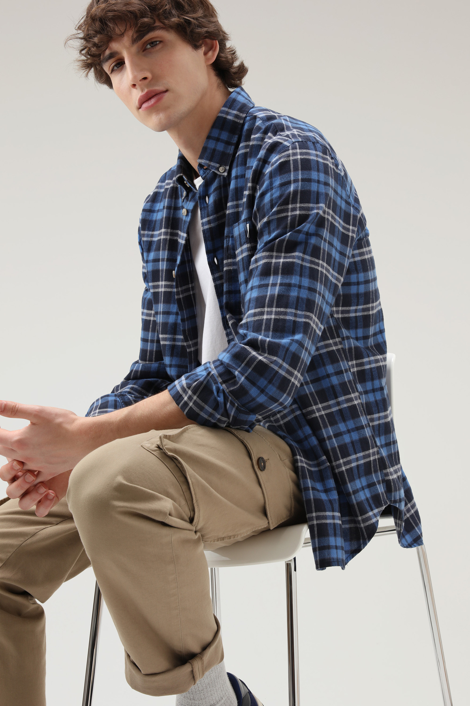 Madras Leichtes Flanell-Karohemd photo 4 | Woolrich