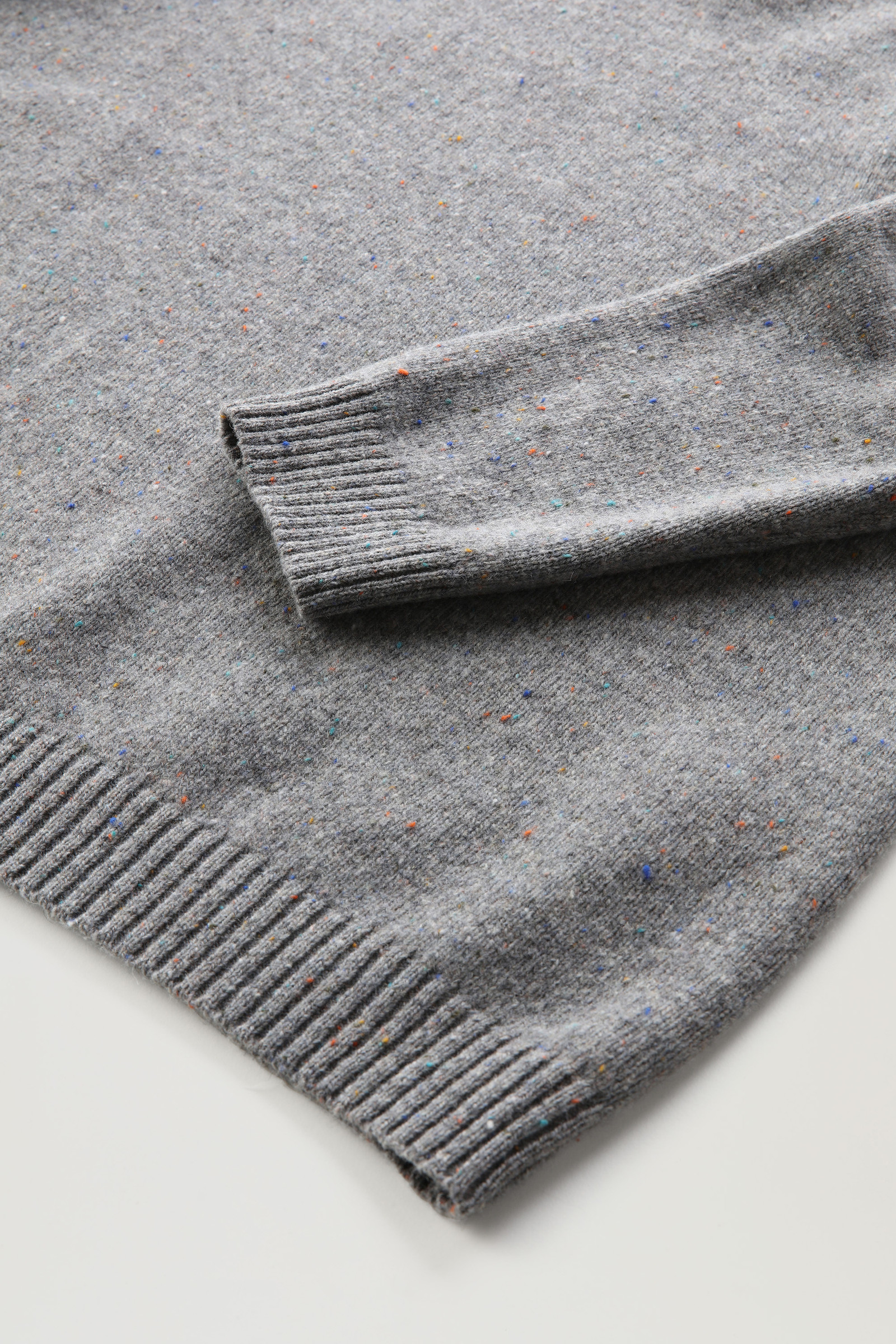 Virgin Wool Light Turtleneck Sweater Grey photo 7 | Woolrich